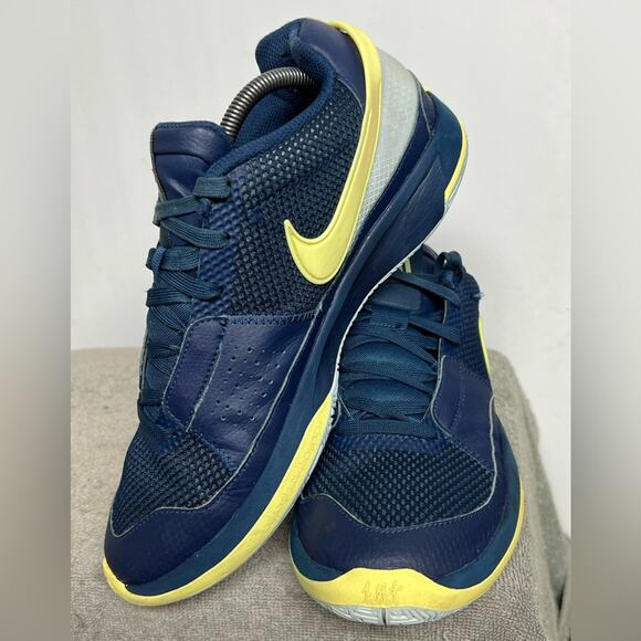 Nike Ja 1 Murray State Midnight Navy Blue and Yellow FQ4796-402 Mens Size 9.5 - Picture 3 of 10